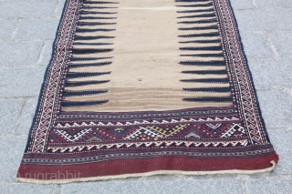 Antique Camel Wool kilim early 20th c.                          