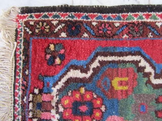 Bakhtiari poshti from Paradonbeh Village in fine condition.Size:56x54 cm                        