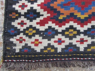 sw Persia double interlock kilim ,Lor i Bakhtiari ,in perfect condition,Size:255x150 cm                     