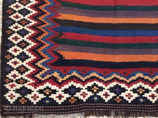 sw Persia double interlock kilim ,Lor i Bakhtiari ,in perfect condition,Size:255x150 cm                     