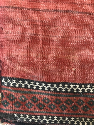 Afshar woolen piled tubreh(bag) in great condition with lovely colores and shiny wool,Size:56X50 cm                   