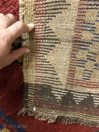 Antique lori gabbeh based on wool foundation,Size:176x136 cm                         