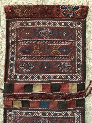 Kordish saddlebag in perfect condition,Circa:1880,Size:130X59 cm                           