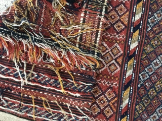 North of Persia Ghilich kilim ,305x142 cm,only a small tiny hole in the border                   