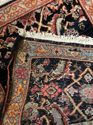 Antique Bidjar vaghireh in great condition,Size:62x34 cm                          