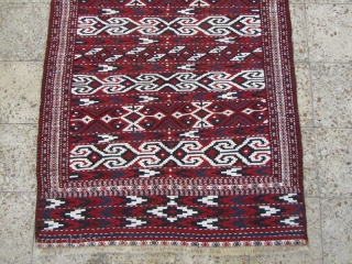 Turkmen Yamut kilim in perfect condition,Size:234x117 cm                          