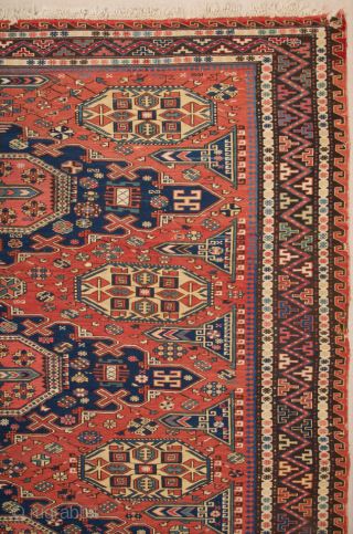 Caucasian Sumak circa 1870 size 215x265 cm                          