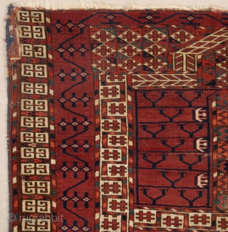 Mid 19th Century Tekke Engsi size 121x141 cm                         