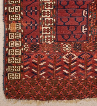 Mid 19th Century Tekke Engsi size 121x141 cm                         