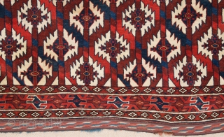 Mid 19th Century Turkmen Yomud Asmalyk size 68x117 cm                        