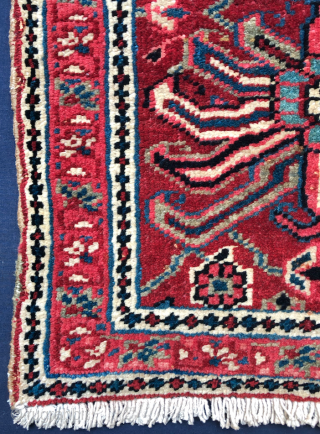 Persian Heriz Bag Face circa 1910 size 41x48 cm                        