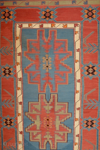 Antique Caucasian Avar Kilim size 148x293 cm                          