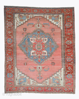 Persian Serapi Carpet circa 1880 size 295x390 cm

https://galleryaydin.com/product/antique-serapi-carpet-5/                         