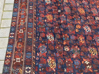 Antique Persian Shiraz or Afshar? Carpet size 244x425 cm                        