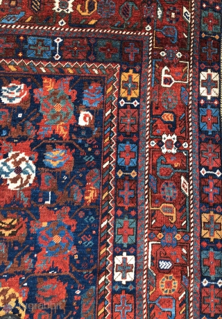 Antique Persian Shiraz or Afshar? Carpet size 244x425 cm                        