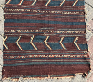 West Anatolian Yüncü Kilim circa 1850 size 78x156 cm                        