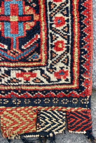 Persian Qashqai Bag circa 1870 size 43x45 cm                         