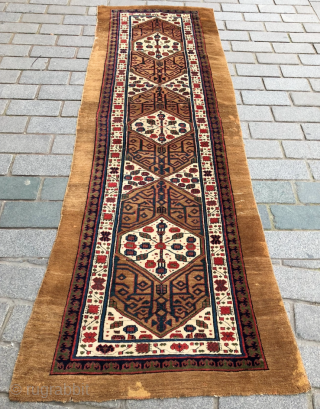 Mid 19th Century Persian Sarab Runner size 94x300 cm                        