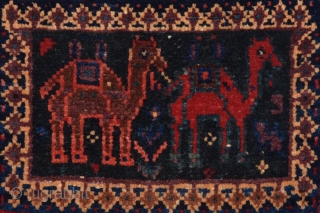 19th Century Persian Afsharor Baluch?  Bag size 30x34 cm                       