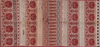 Tunisian Silk Veil circa 1850 size 64x235 cm ,, Christopher Spring & Julie Hudson, North African Textiles, Ed. British Museum Press, London, 1995          