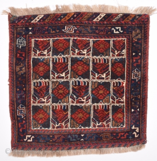 Late 19th Century Afshar Bag size 75x75 cm                         