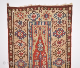 Mid 19th Century Erzurum Prayer Kilim size 118x172 cm                        