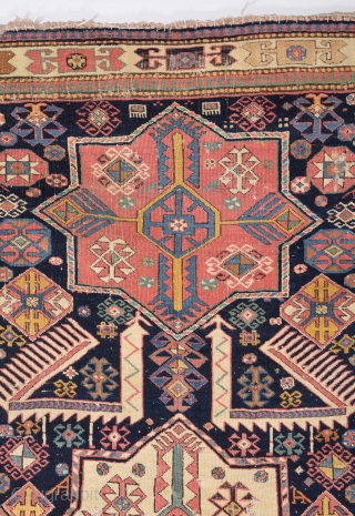 Mid 19th Century Akstafa Runner size 116x282 cm                         