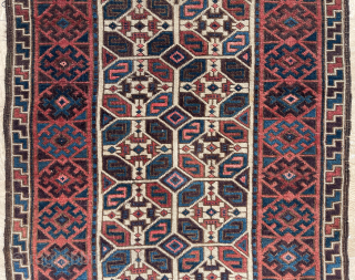 Camel Field Baluch Rug circa 1880 size 88x145 cm                        