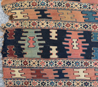 Mid 19th Century Shahsavan Double Kilim Bag size 54x117 cm                       