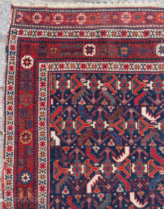 Persian Afshar Rug circa 1880 size 108x135 cm                         