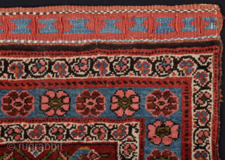 Persian Halvai Bidjar Bag Face circa 1880 size 52x55 cm                       