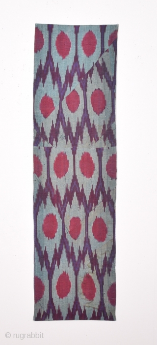 Late 19th Century Ikat Panel size 36x127 cm                         