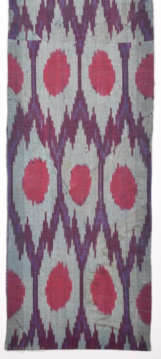 Late 19th Century Ikat Panel size 36x127 cm                         