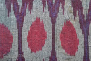 Late 19th Century Ikat Panel size 36x127 cm                         