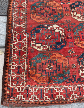 Early 19th Century Turkmen Ersari Main Carpet size 195x240 cm                       