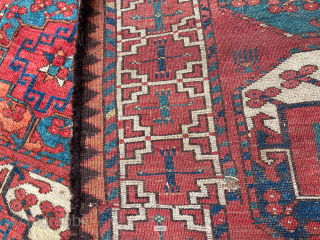 Early 19th Century Turkmen Ersari Main Carpet size 195x240 cm                       