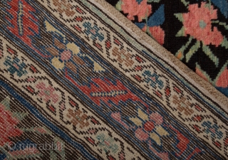 Late 19th Century Karabag Flower Carpet size 147x283 cm                        