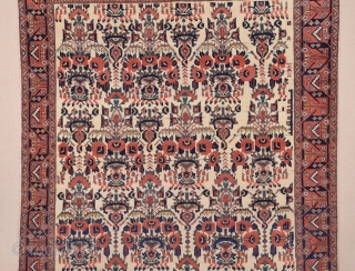 19th Century Persian Afshar Rug size 143x183 cm                         