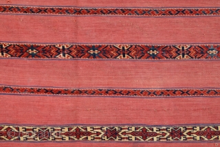 Early 19th Century Tekke Ak Cuval size 77x129 cm very fine quality and has off-set knotting                 