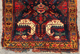 Persian Khamseh Bag Face circa 1850 size 52x54 cm                        