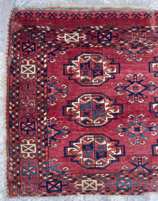 Turkmen Ersari Cuval circa 1860 size 71x125 cm                         