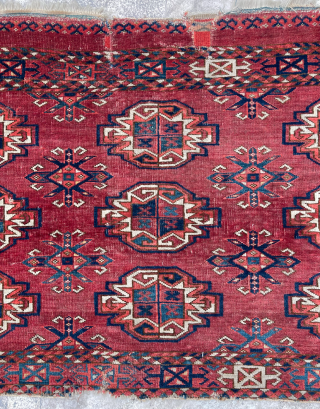 Turkmen Ersari Cuval circa 1860 size 71x125 cm                         