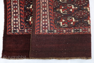 ca.1920 yomut chuval , Size:70x112 cm 2.4x3.9 ft, Available for sale at my larta online net please look at below website for price and more antique rugs https://www.larta.net/larta-online/rug.php?id=19&pid=646     