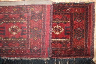 ca.1900 wonderful Salor gul Ersari Torba ,,all natural colours,,siz:42x175 cm  1.5x5.9 ft                    