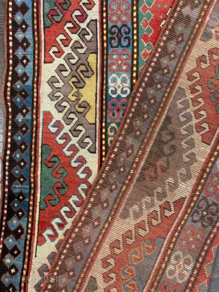 Caucasian Bordjalou rug 7.8x3.8 Ft   238x117cm                         