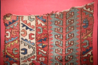 18 th century Anatolian fragment,,wonderful Natural colours                          
