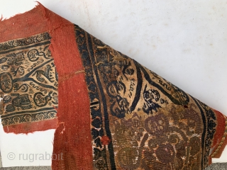 ca 5-600 AD Coptic Textile, size 47x23 cm                         