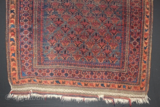 ca.1880 Dokhtar E Qazi Baluch Prayer rug,,wonderful natural colours,,size:150x110 cm  5x3.8 ft                    