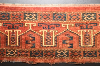 ca.1900 Wonderful Ersari Torba,Wnderful Natural colours,,size:42x144 cm  1.5x4.9 ft                       