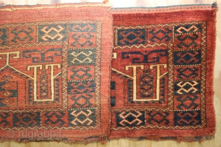 ca.1900 Wonderful Ersari Torba,Wnderful Natural colours,,size:42x144 cm  1.5x4.9 ft                       